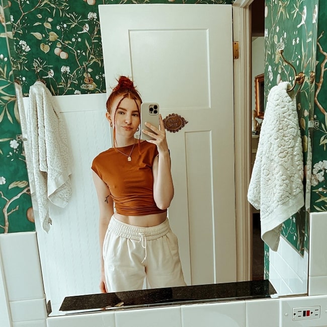 Abbie Ensign as seen in a selfie that was taken in June 2023