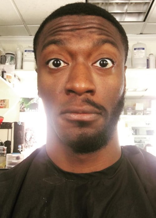 Aldis Hodge in an Instagram selfie as seen in March 2017