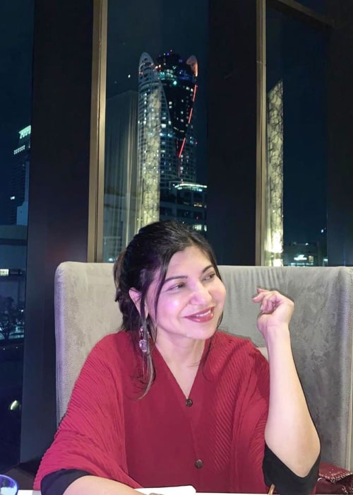 Alka Yagnik as seen in an Instagram Post in January 2020