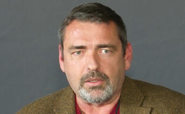 Angus Macfadyen during an interview in July 2018