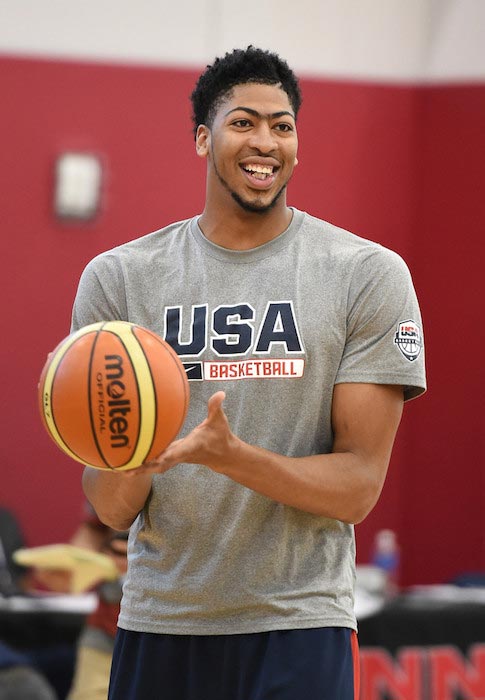 Anthony Davis during a training camp for the USA&rsquo;s National Team on August 12, 2015 in Las Vegas, Nevada