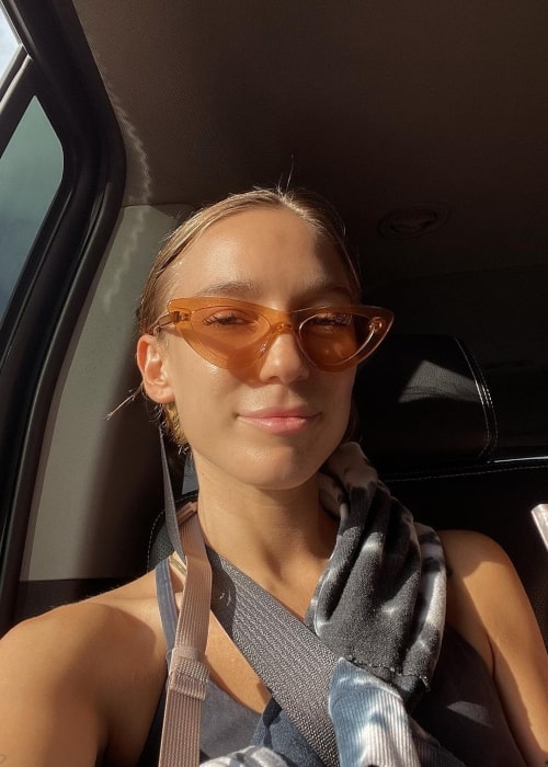 Aree Gearhart as seen in a selfie that was taken in August 2021, in Louisiana