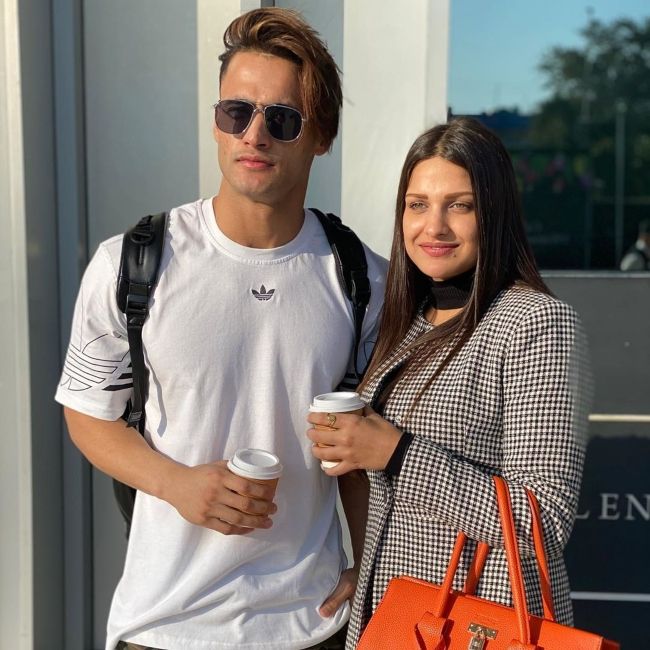 Asim Riaz and Himanshi Khurana as seen together in March 2020