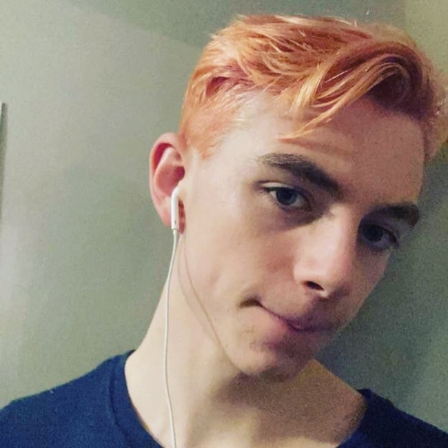 Badlinu as seen in a selfie that was taken in February 2021