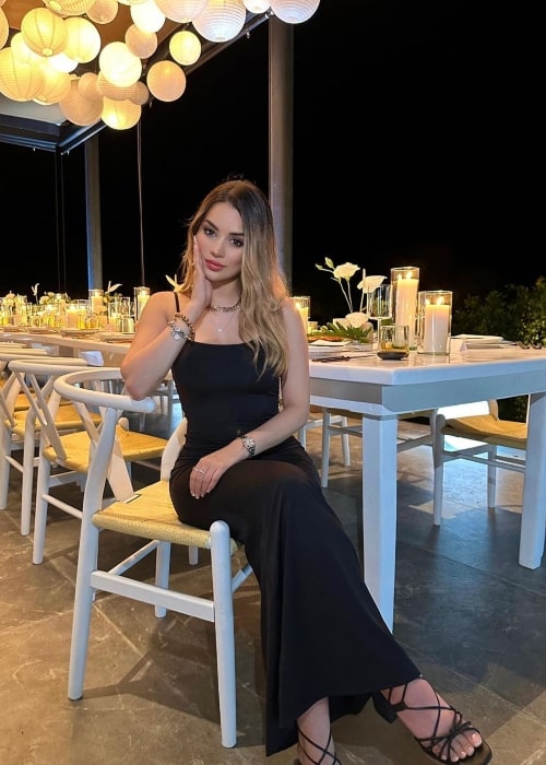 Brianda Deyanara as seen in a picture that was taken in April 2023, at Et&eacute;reo, Auberge Resorts Collection