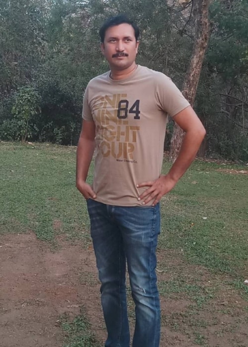 Chandresh Singh as seen in a picture taken in Film City in February 2018