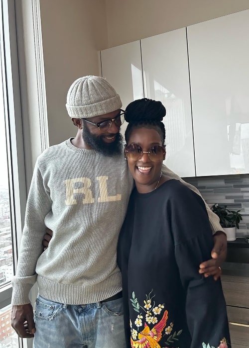 Cirie Fields as seen in a picture with her husband Clarencio _H.B._ Hacker that was taken in August 2023