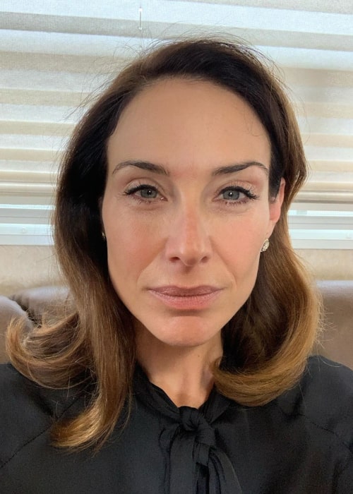 Claire Forlani in an Instagram selfie from November 2019