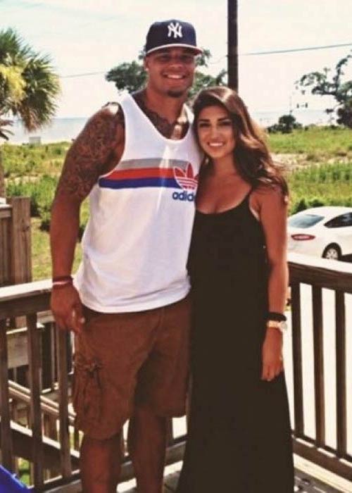 Dak Prescott and Kayla Puzas in Panama City for 2015 Spring Break