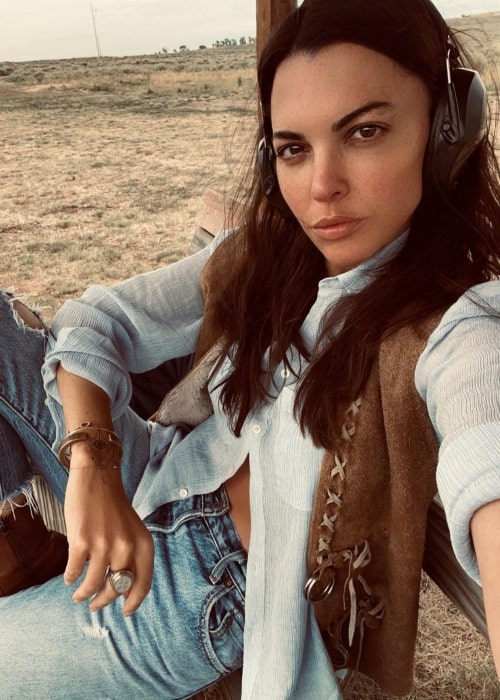DeShanna Marie Minuto as seen in a selfie that was taken in July 2020, at The Lodge &amp; Spa at Brush Creek Ranch