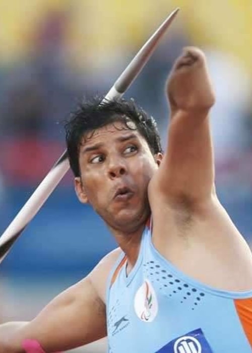 Devendra Jhajharia as seen in an Instagram Post in October 2012
