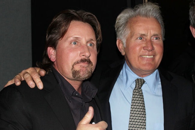 Emilio Estevez (Left) and Martin Sheen in February 2011