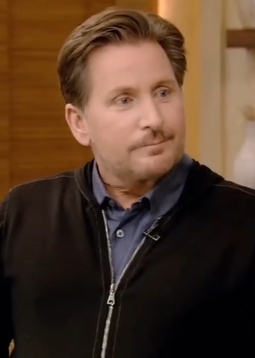 Emilio Estevez during an interview in 2019