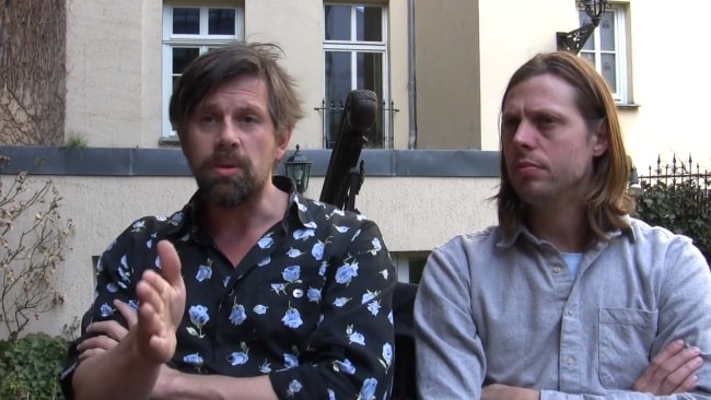 Felix Van Groeningen (Right) with Johan Heldenbergh