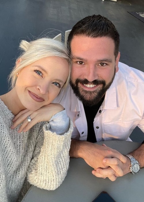 Hannah Billingsley as seen in a selfie with Shay Mooney in April 2022