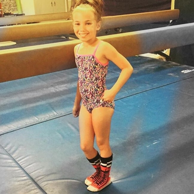 Hunter In The Gym as seen in a picture that was taken in October 2015