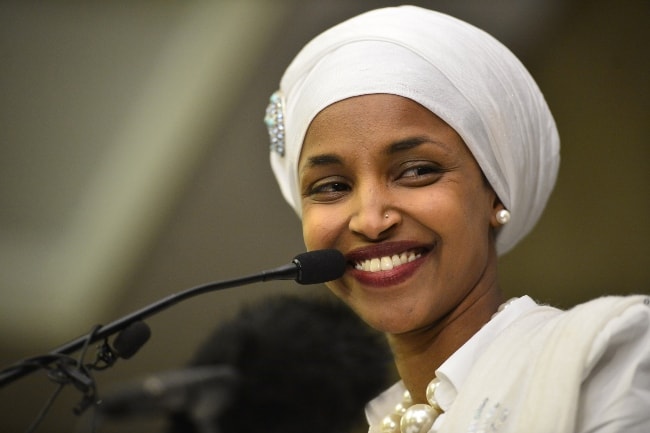 Ilhan Omar as seen in April 2017