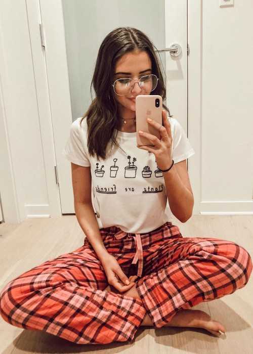 Jess Conte in a selfie in January 2018