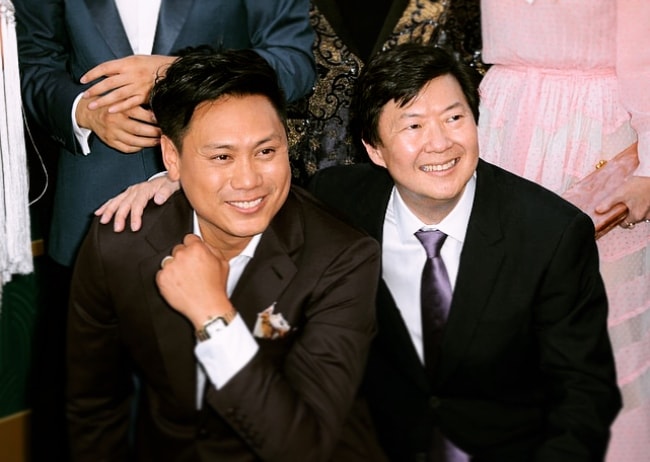 Jon M. Chu (Left) with Ken Jeong in August 2018