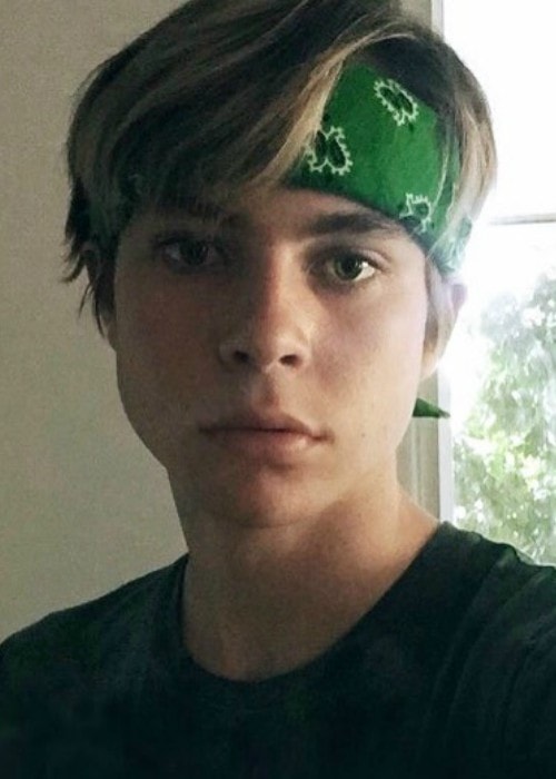 Judah Lewis in an Instagram selfie as seen in July 2018