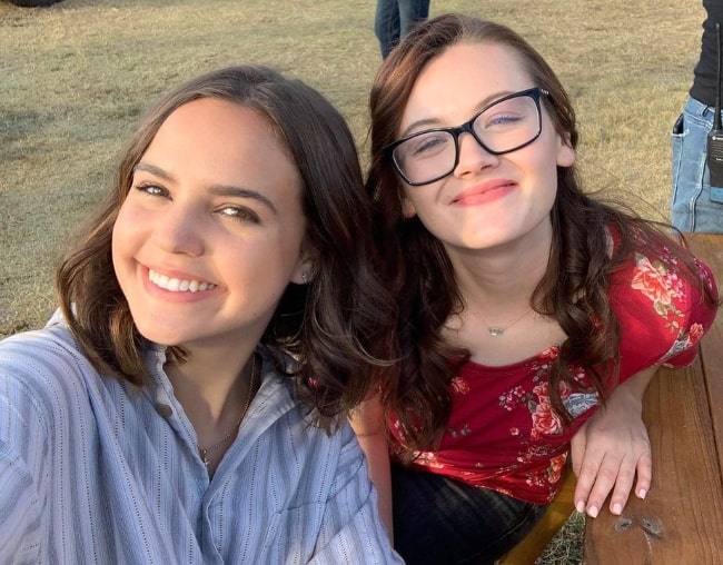 Kat Conner Sterling (Right) as seen while smiling for a selfie with Bailee Madison in March 2021