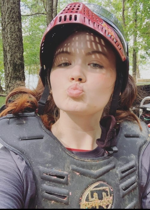 Kat Conner Sterling pouting for a selfie in March 2021