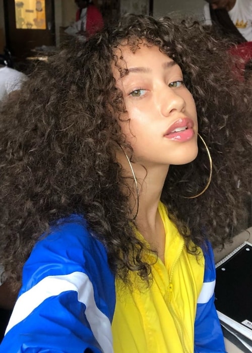Kayla Bylon as seen while taking a school-selfie in May 2018
