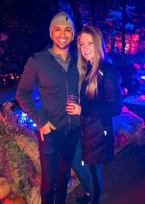 Kyle Kaiser as seen in a picture that was taken with his beau Liz Van Oostenburg in Newfields in October 2020