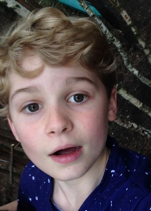Leo Mills as seen while taking a selfie in Sandhurst, Berkshire, England, United Kingdom in May 2017