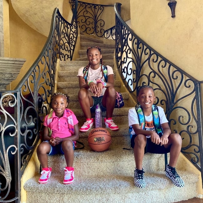 Leonidas Royalty as seen in a picture with his sisters Karnation and J&rsquo;aaliyah in May 2019