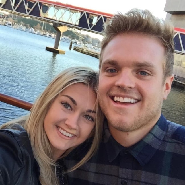 Lindsay Arnold and Sam Cusick as seen in a picture that was taken in January 2016