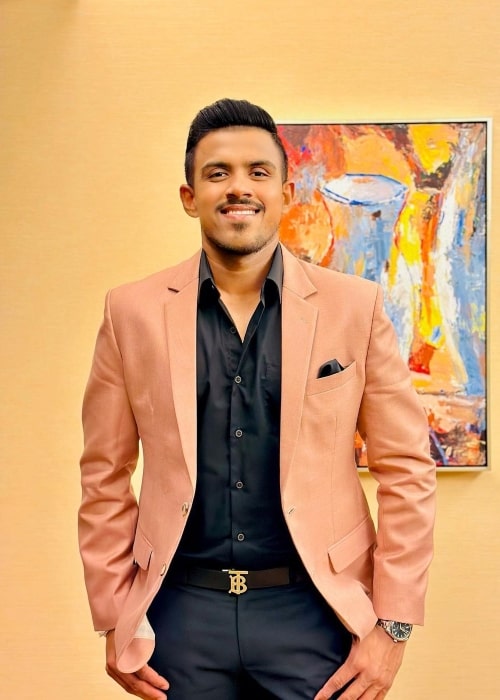 Maheesh Theekshana as seen in a picture that was taken in December 2022