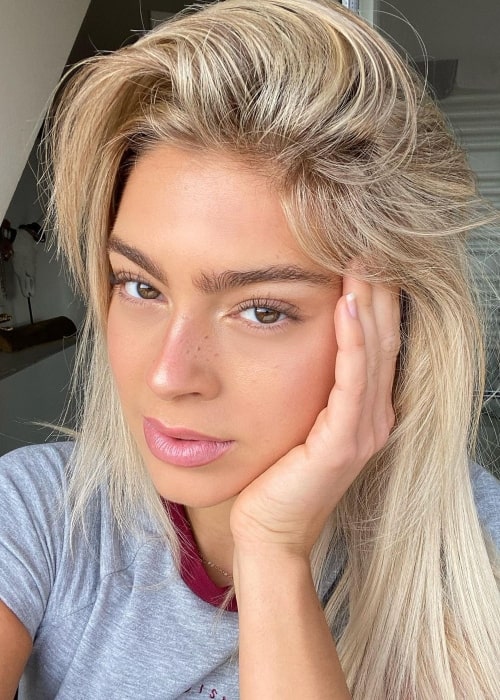 Mary Braun as seen in a selfie that was taken in January 2021
