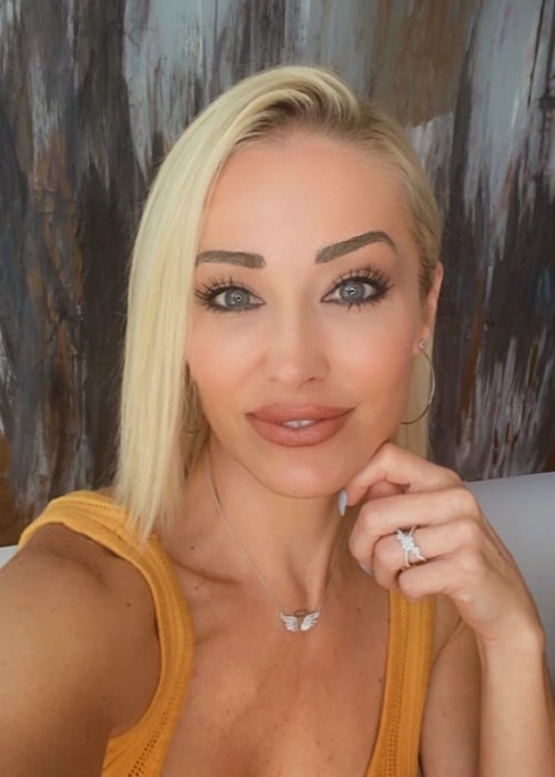 Mary Fitzgerald as seen while taking a selfie in July 2020