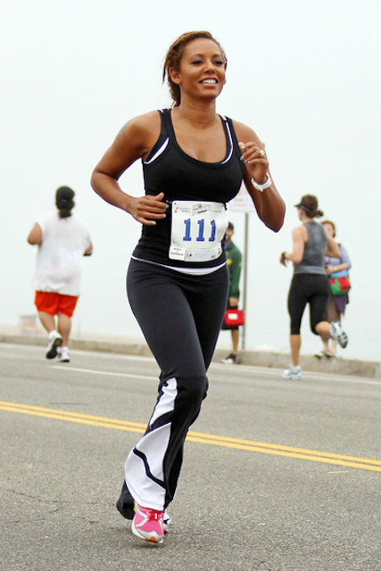 Mel B running