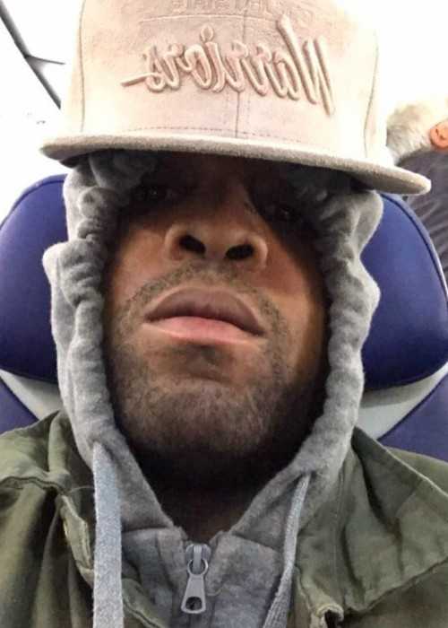Mike Jones Taking a Selfie in a Plane in April 2017