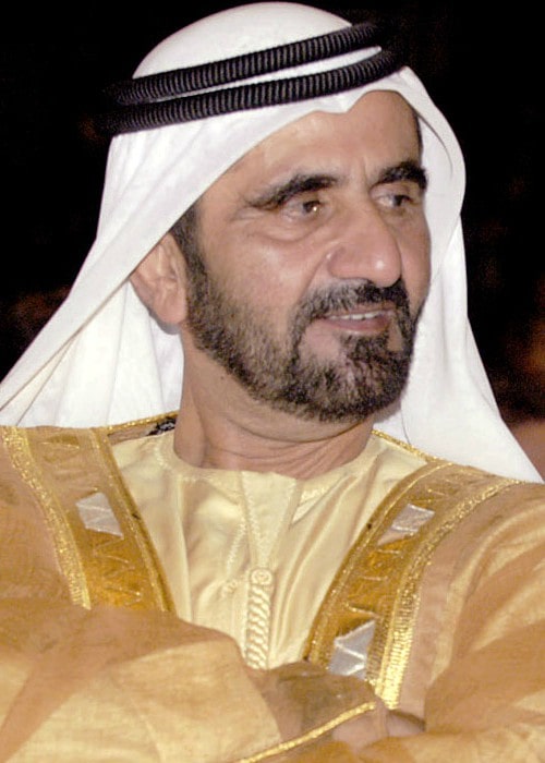 Mohammed bin Rashid Al Maktoum as seen in September 2003