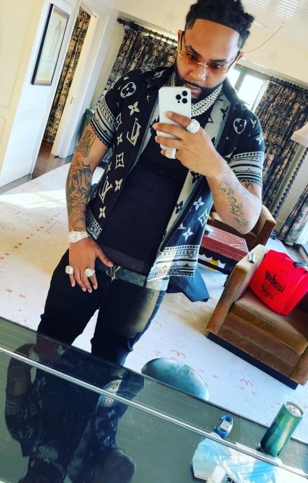 Money Man as seen while taking a selfie in April 2021