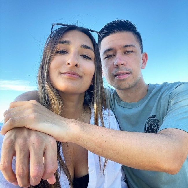 Noel Miller as seen in a picture along with Aleena in November 2019