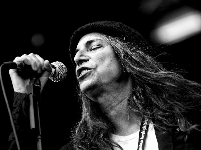 Patti Smith as seen while performing at Provinssirock festival in Sein&auml;joki, Finland in June 2007