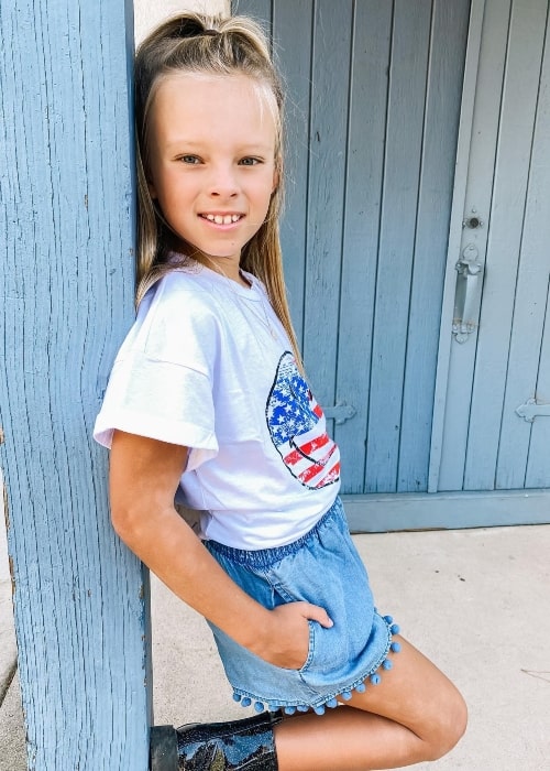 Peyton Johnson as seen in a picture that was taken in July 2022