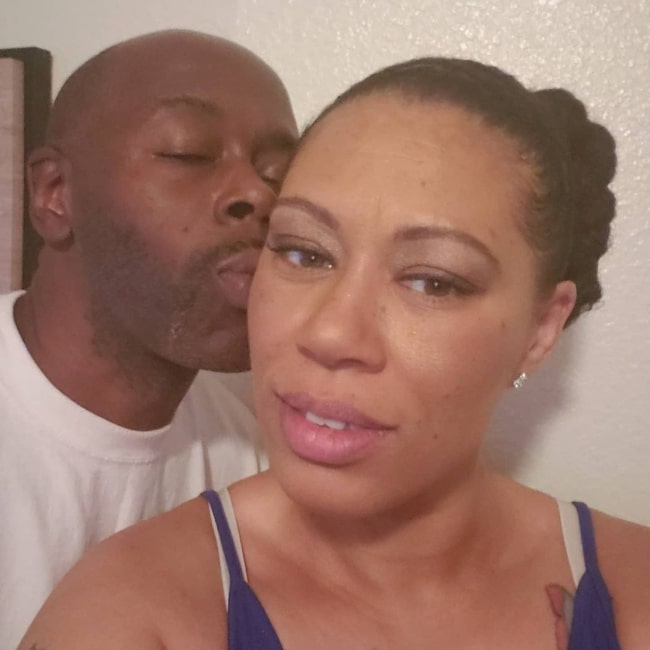 Rappin' 4-Tay and his partner in August 2020