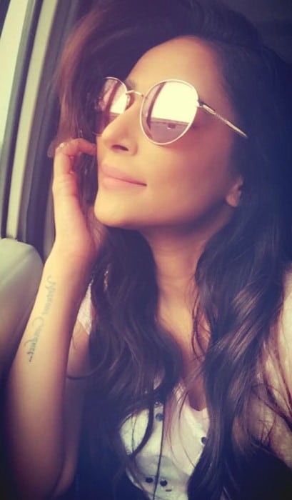 Rishina Kandhari in a selfie in November 2017