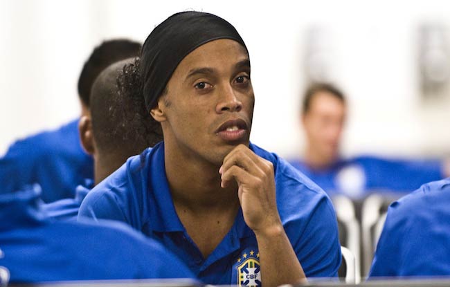 Ronaldinho as seen in Lima, Peru in 2007