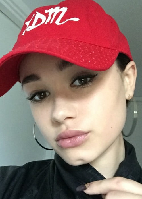 Rose Williams in an Instagram selfie as seen in April 2018