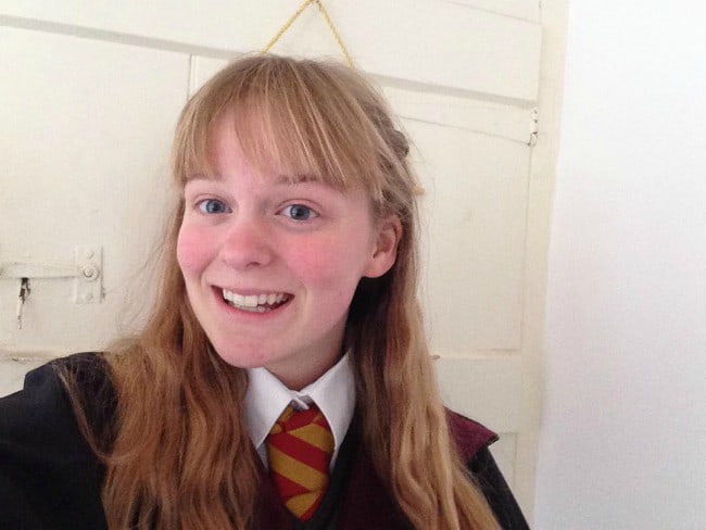 Ruby Granger in a selfie in October 2017