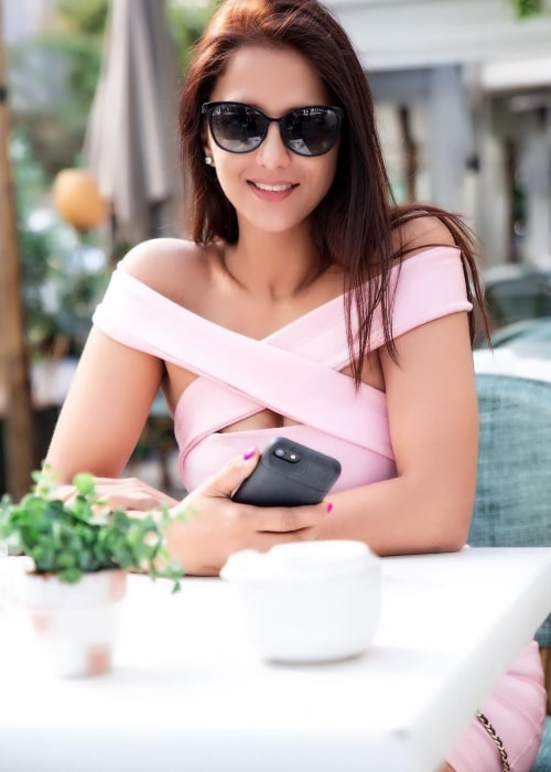 Shipra Khanna as seen in an Instagram Post in February 2022