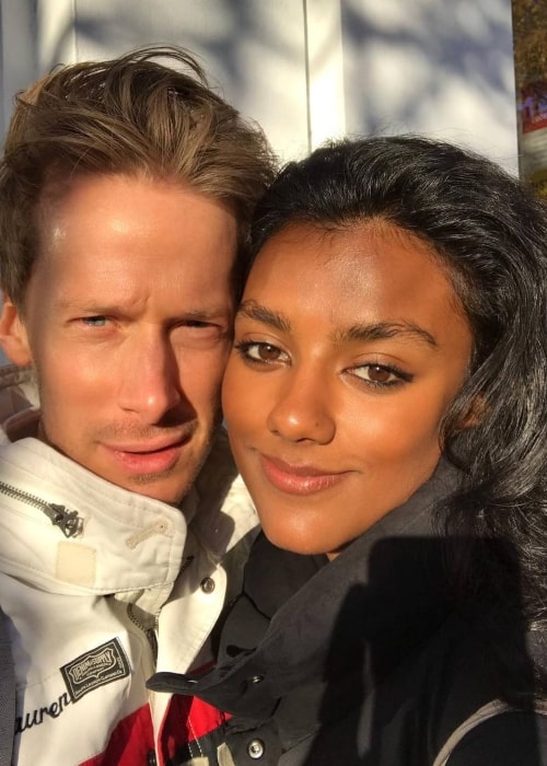 Simone Ashley as seen in a selfie that was taken with her pal GRANTEDACCESS in May 2020