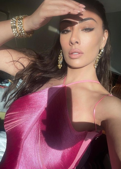 Tina Thadani as seen in a selfie that was taken in April 2023