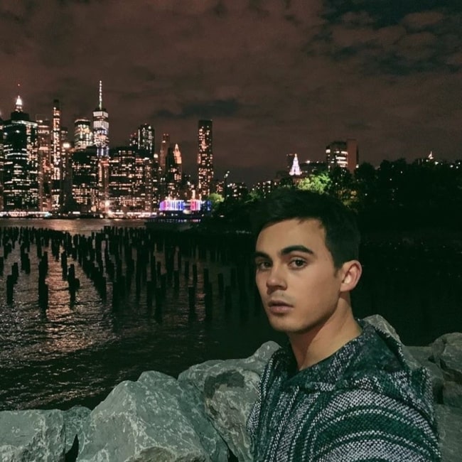 Tyler Alvarez as seen in a selfie taken in New York City, New York in June 2020